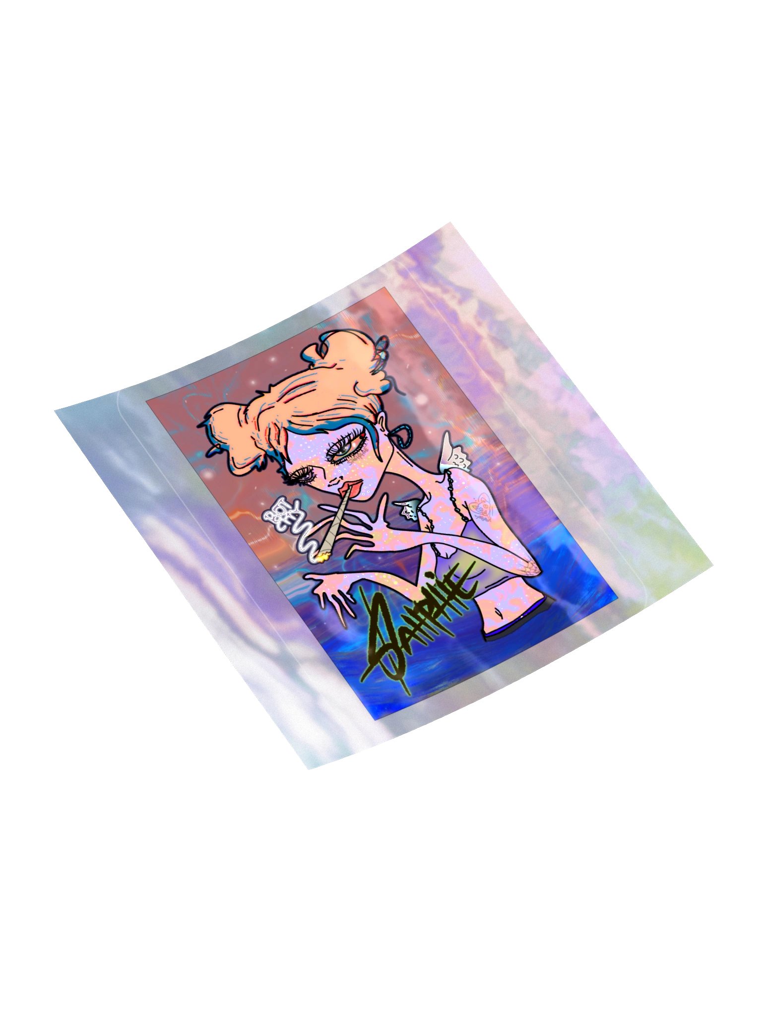 5 MORE MINS Holo Sticker product image (10)
