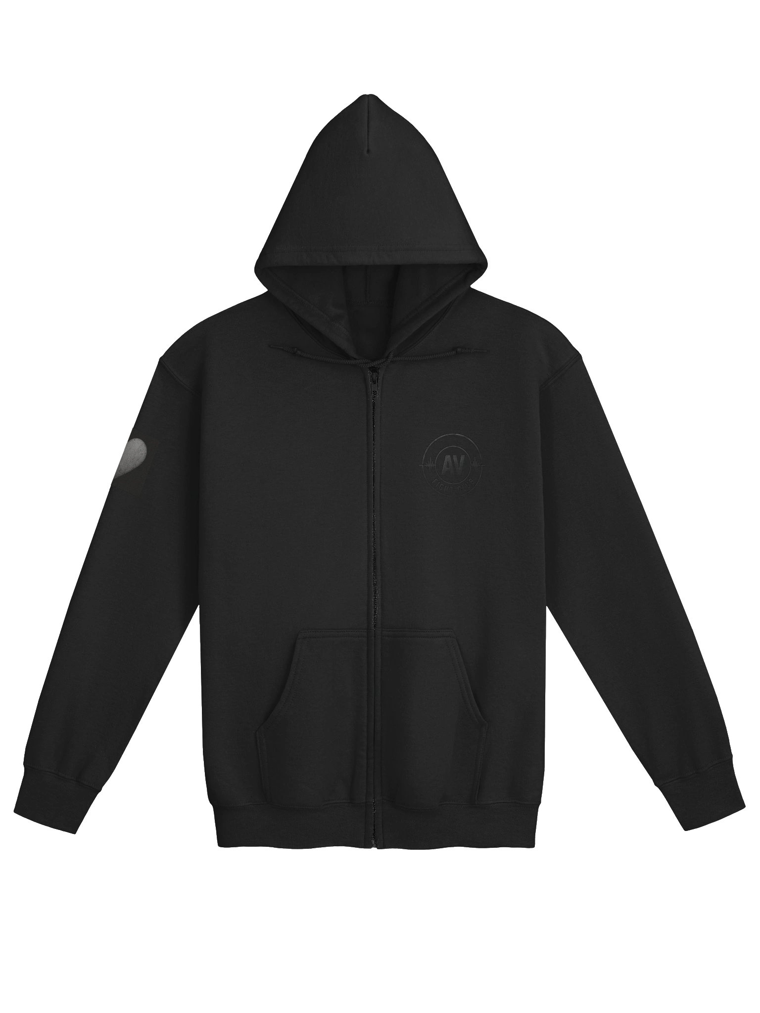 AV Fight Club Zipup Hoodie (Front Logo and ❤️ ONLY) product image (1)