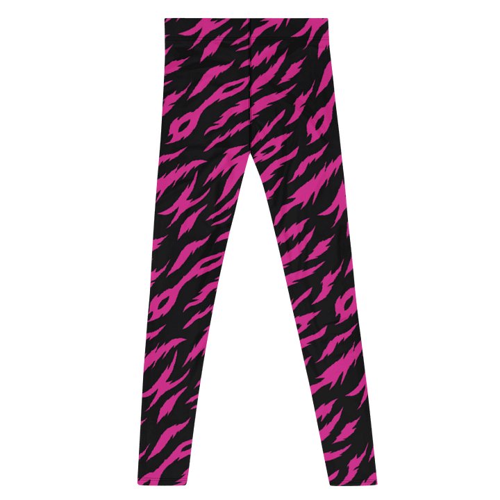 Wild Tiger Pink Stripes Men's Leggings product image (2)