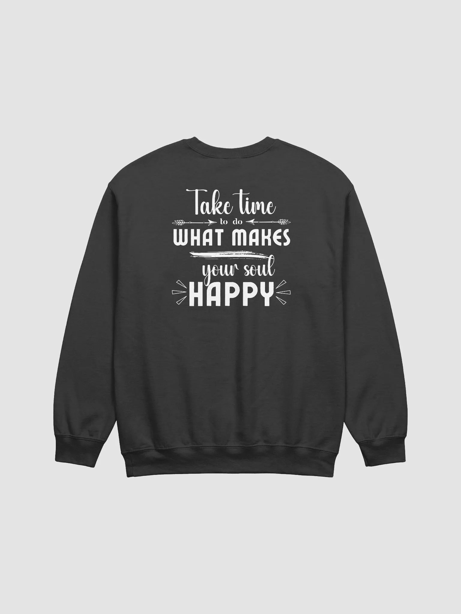 Happy Soul Self-Care Gildan Sweatshirt - Front/Back style. product image (5)
