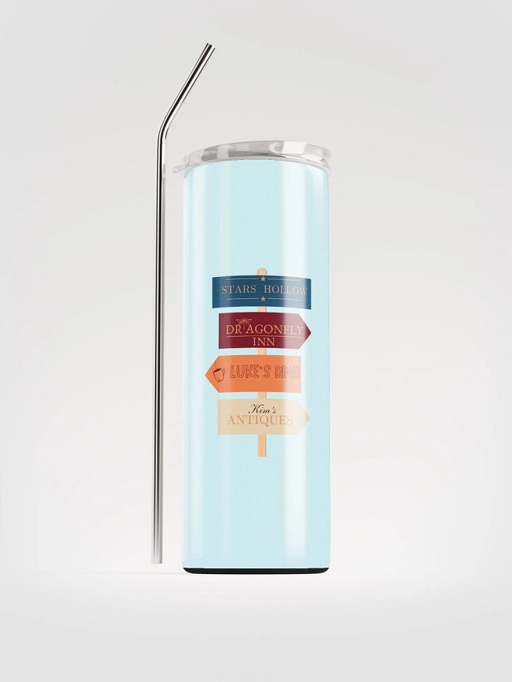 Gilmore Girls Tumbler - Stars Hollow Sign with Iconic Locations product image (2)