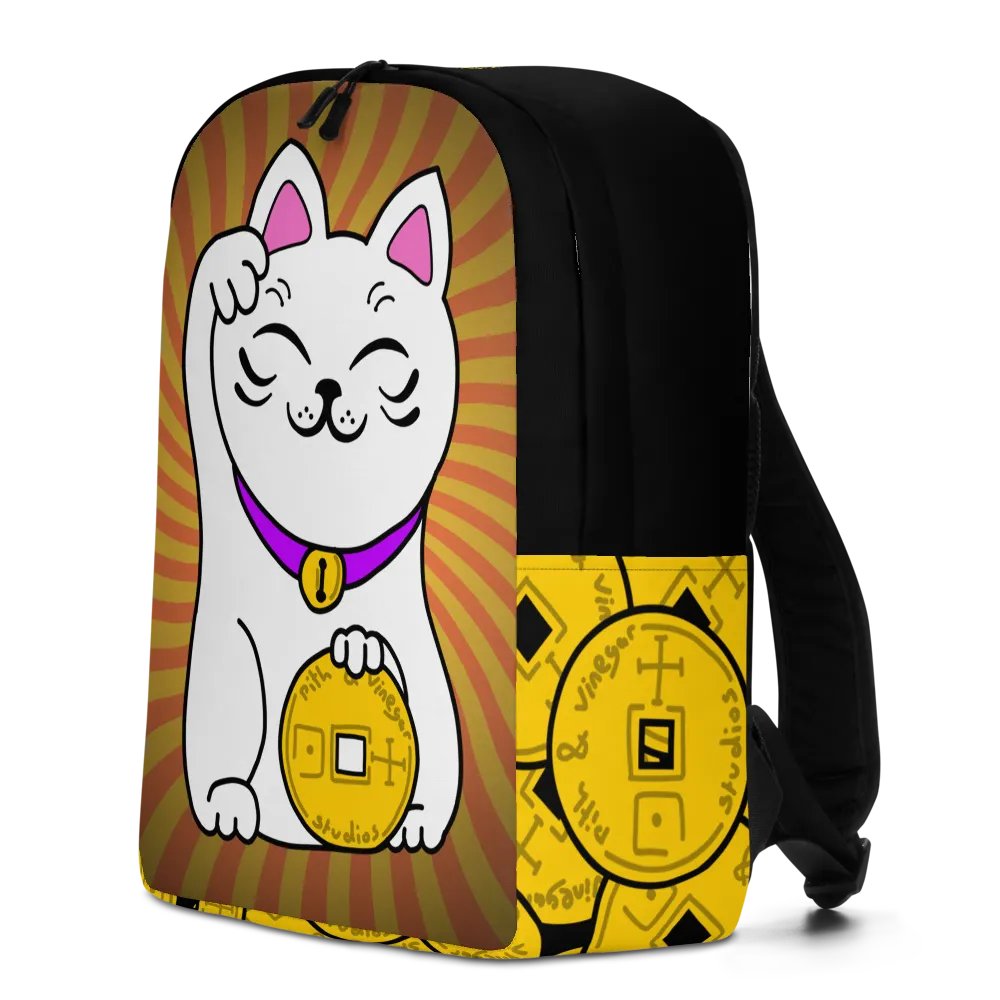 Maneki neko backpack product image (2)