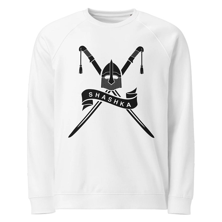 Organic Raglan Sweatshirt - black Shashka product image (5)