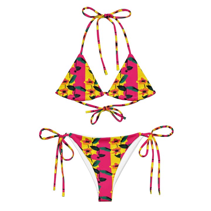 Bloom Striped Sunshine Bikini Set product image (1)