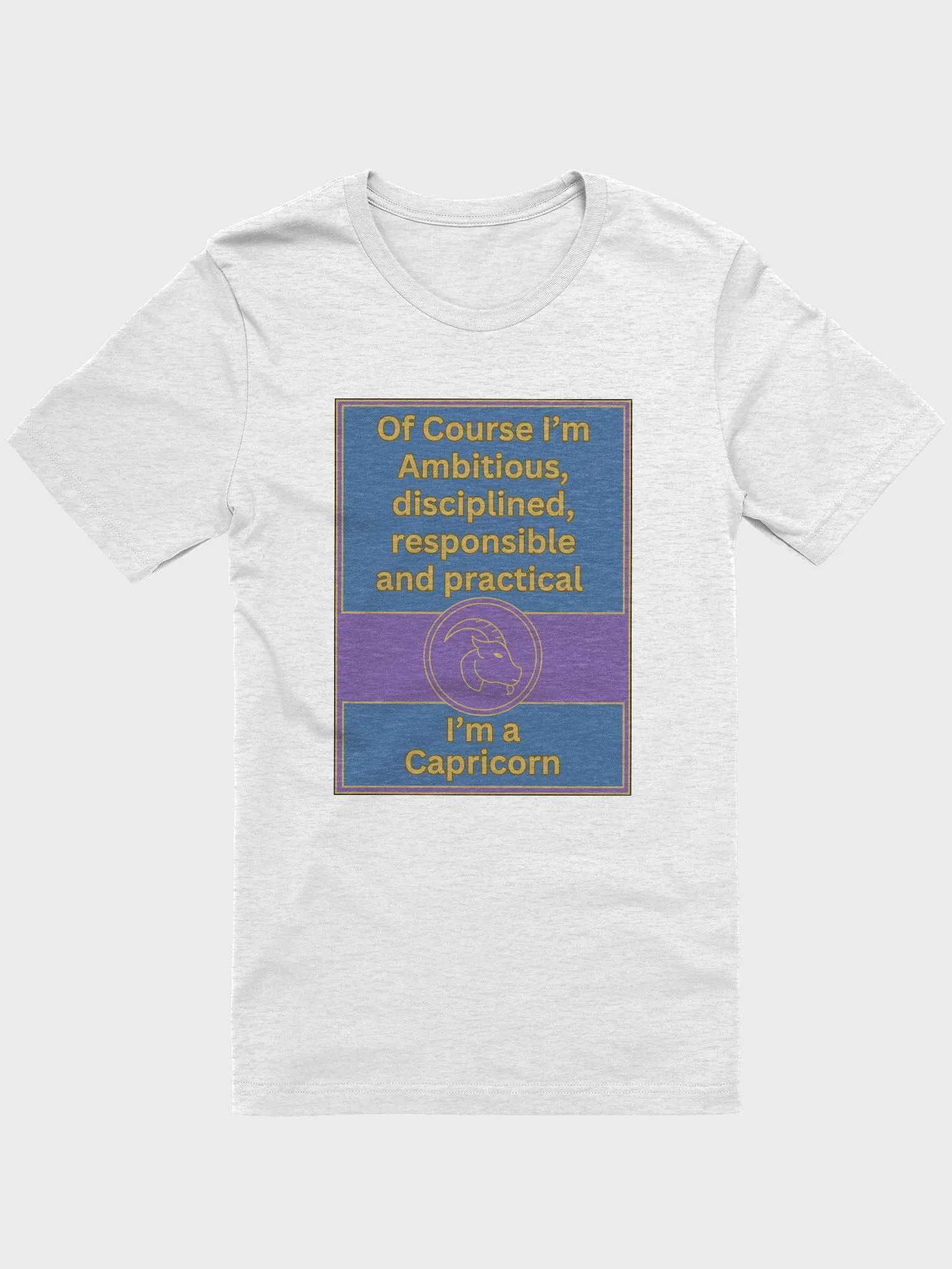 Of Course I’m Capricorn Zodiac Sign T-Shirt, Zodiac Sign Vibes T-Shirt, Capricorn T-Shirt, Astrological T-shirt product image (3)