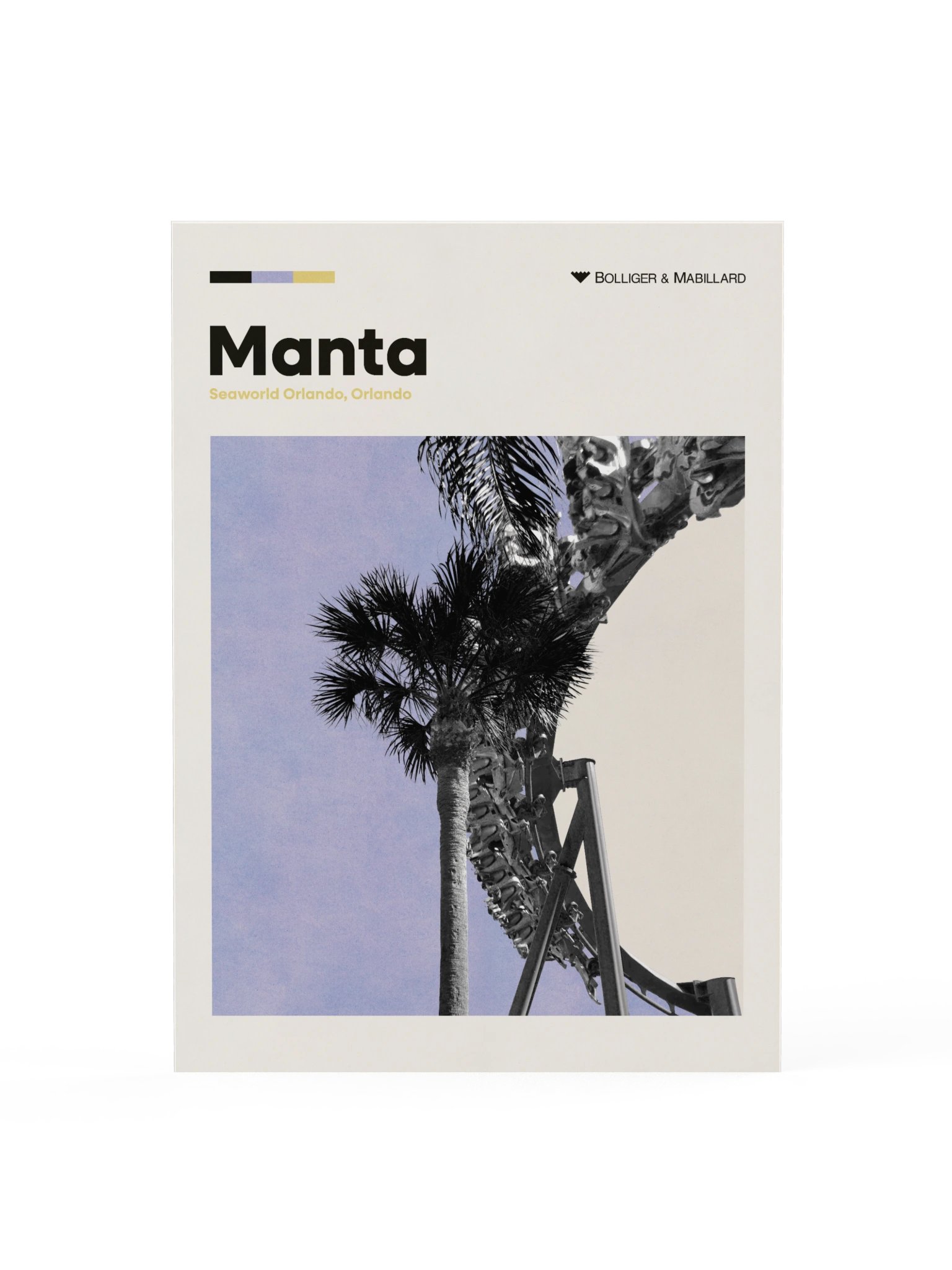 Manta Mid-Century Modern Poster product image (2)