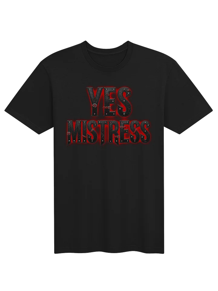 Yes Mistress – Herren Statement T-Shirt für devote Männer product image (2)