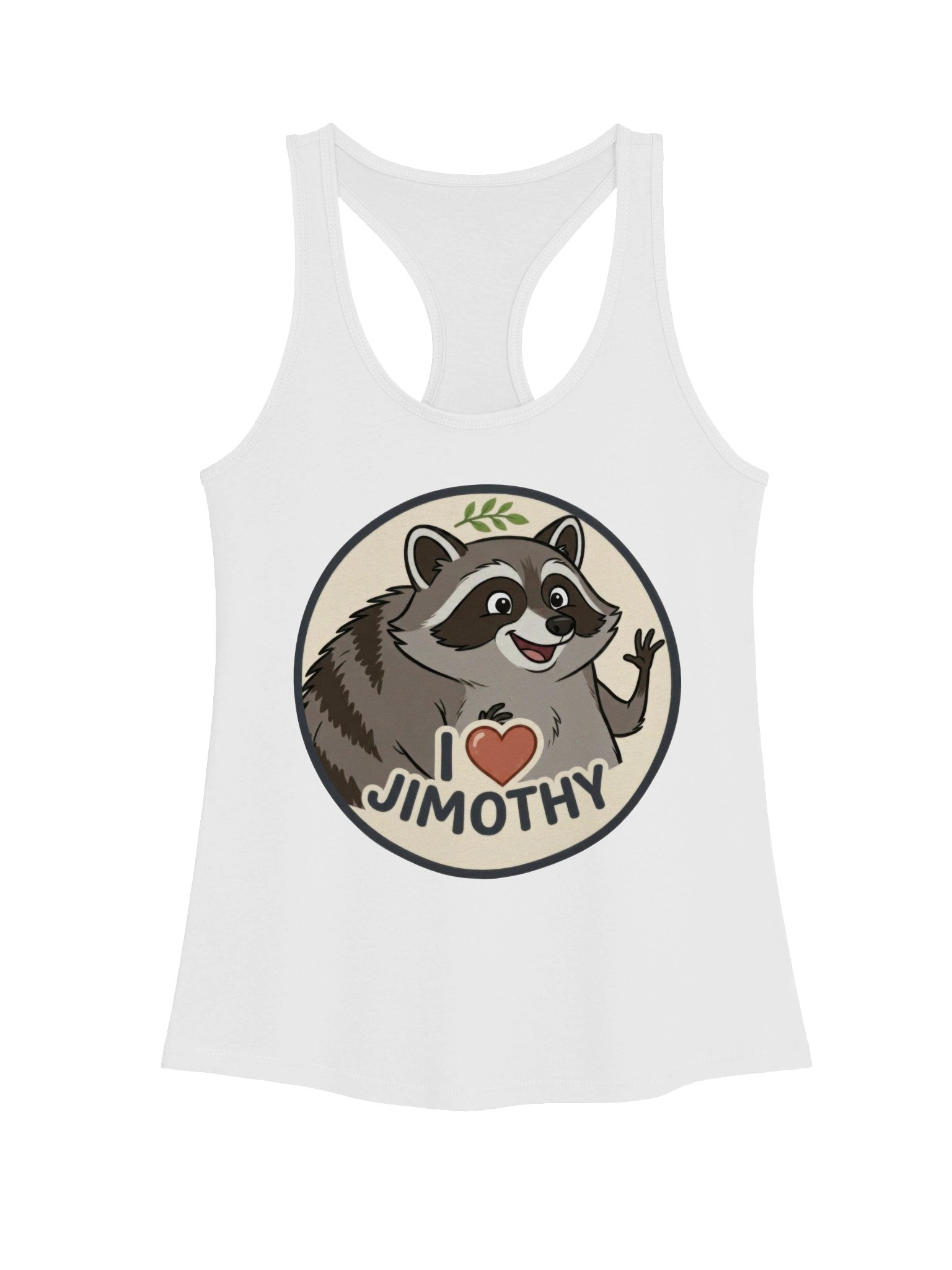 I Love Jimothy Women's Racerback Tank product image (2)