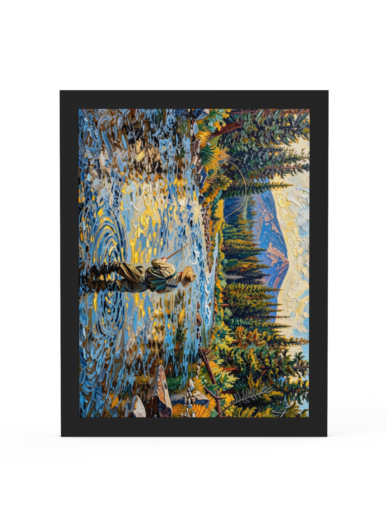 Fly Fishing at Dusk Framed Print product image (4)