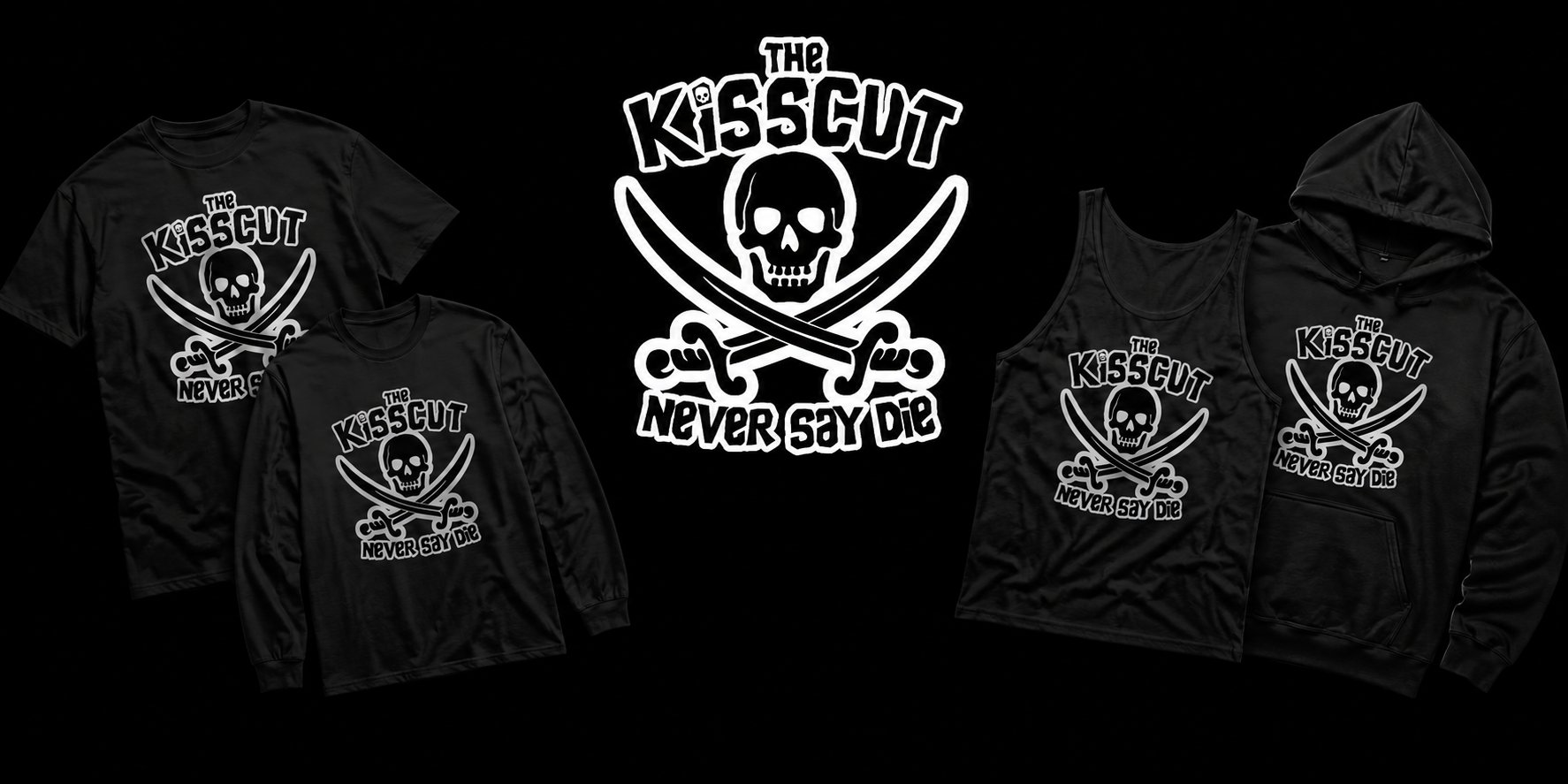 Never Say Die merch drop