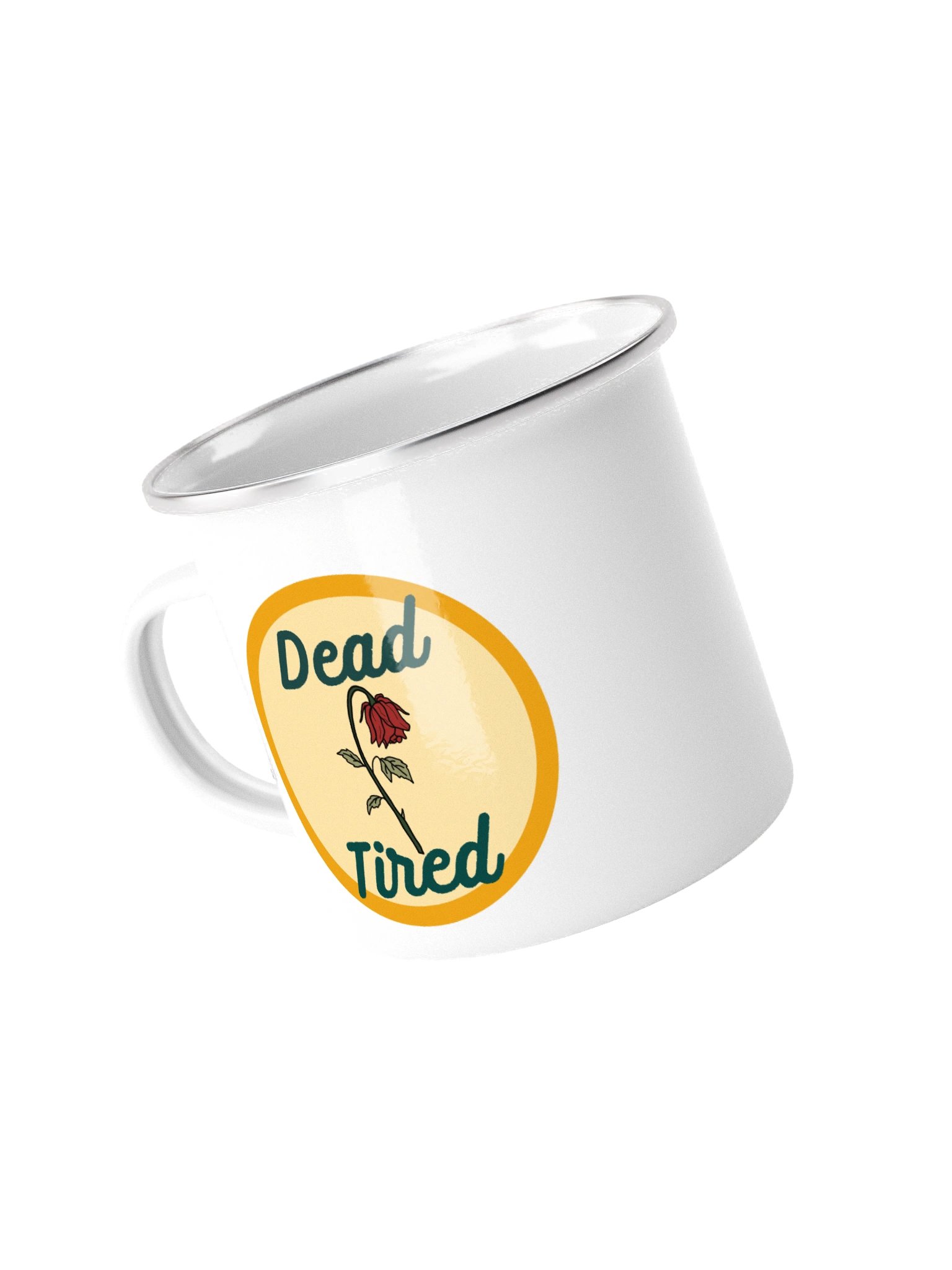 Dead Tired Enamel Mug product image (1)