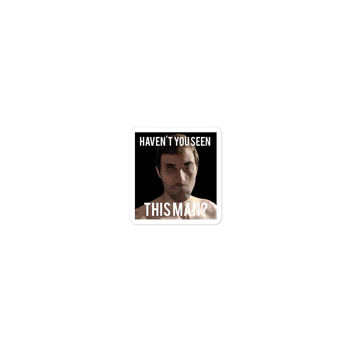 Missing Poster - Die-Cut sticker product image (1)