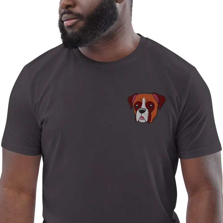 Friendly Boxer Dog Embroidered T-Shirt product image (8)