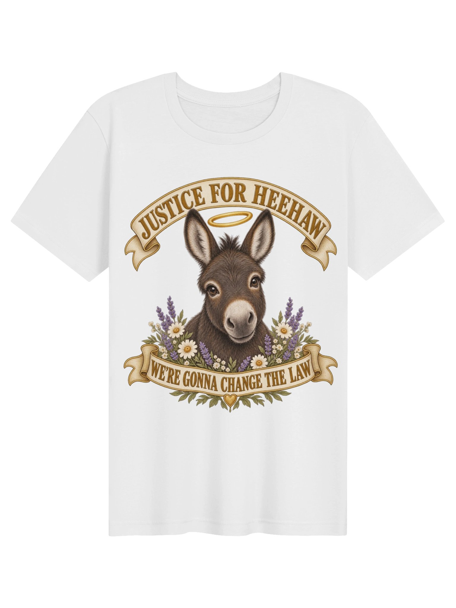Justice For HeeHaw Classic Design Bella+Canvas Unisex Supersoft T-Shirt product image (1)