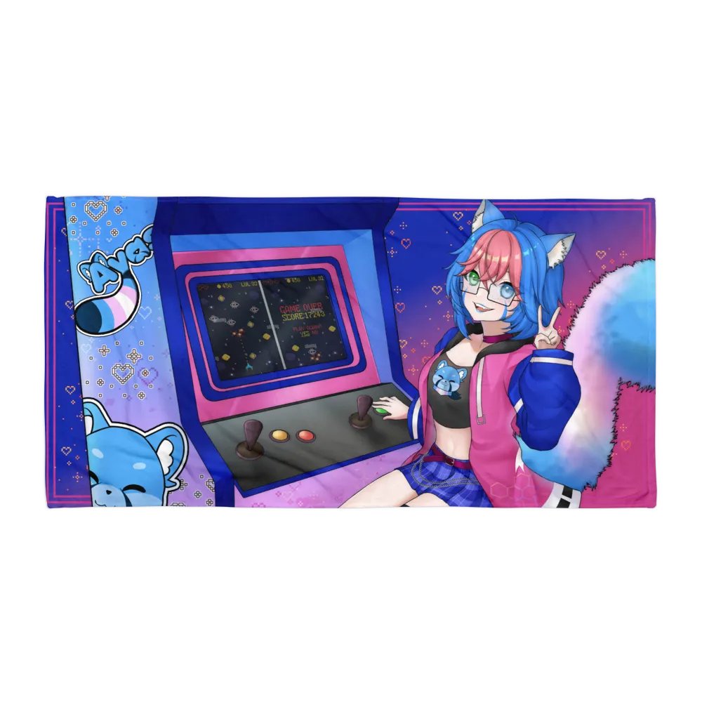 Aya's Arcade Beach Towel product image (1)
