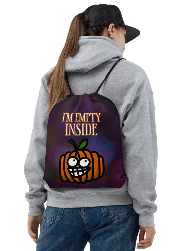 Hehe Pumpkin Drawstring Bag product image (2)