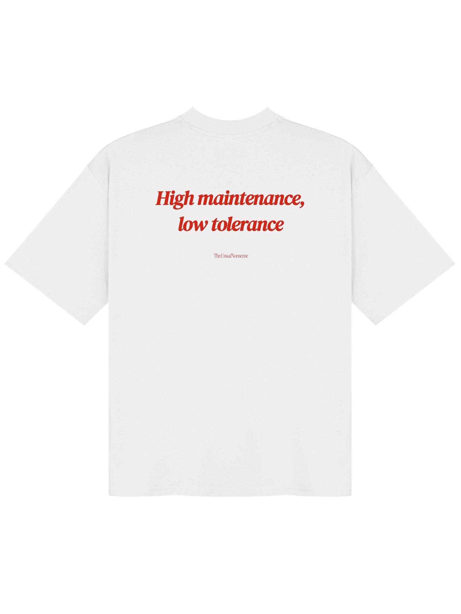 High maintenance, low tolerance product image (2)