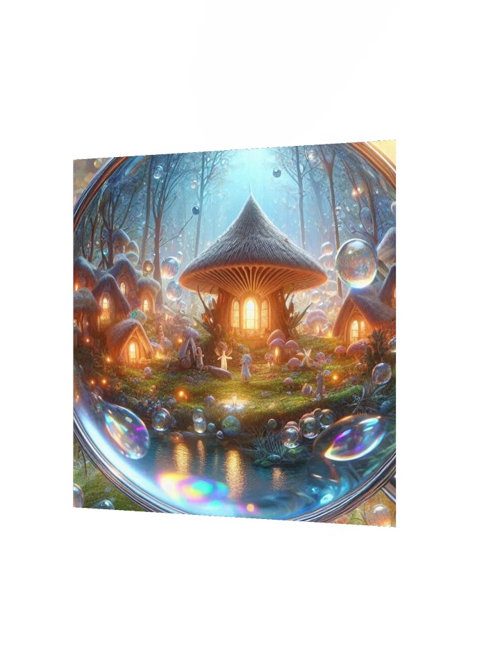 Magnifying Glass Fairy Village Enhanced Matte Paper Poster product image (6)