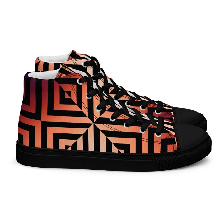 Golden Hour Illusion Women's High Tops product image (2)