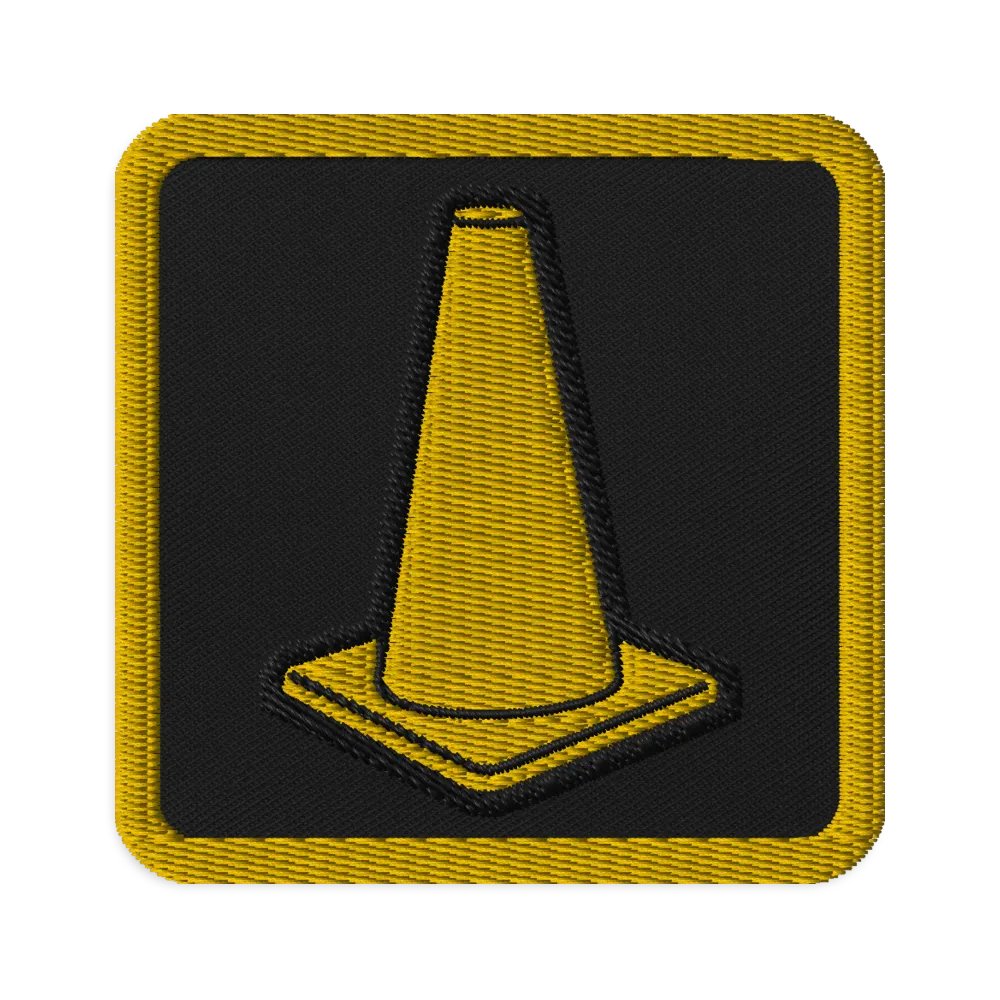 Cone Embroidered Patch product image (1)
