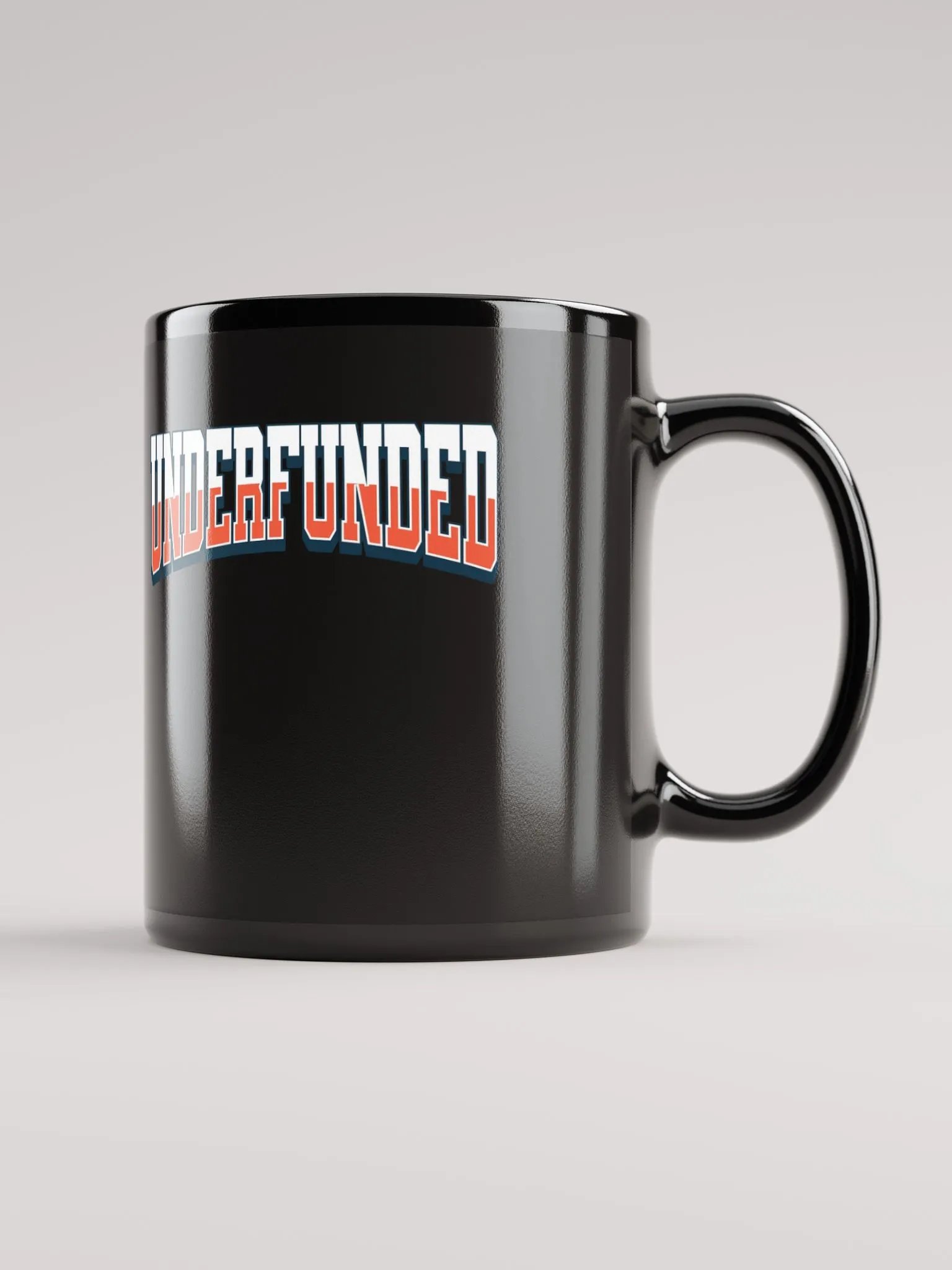 Underfunded - Funny Lifestyle Black Coffee Mug product image (3)