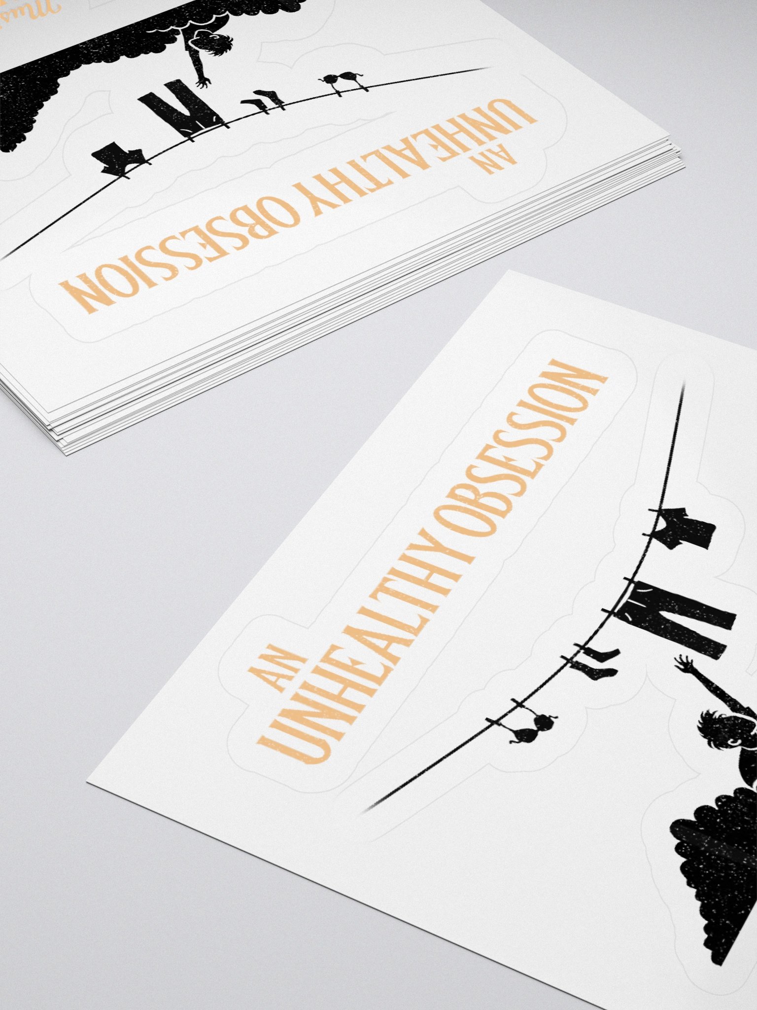 An Unhealthy Obsession Kiss Cut Stickers product image (4)
