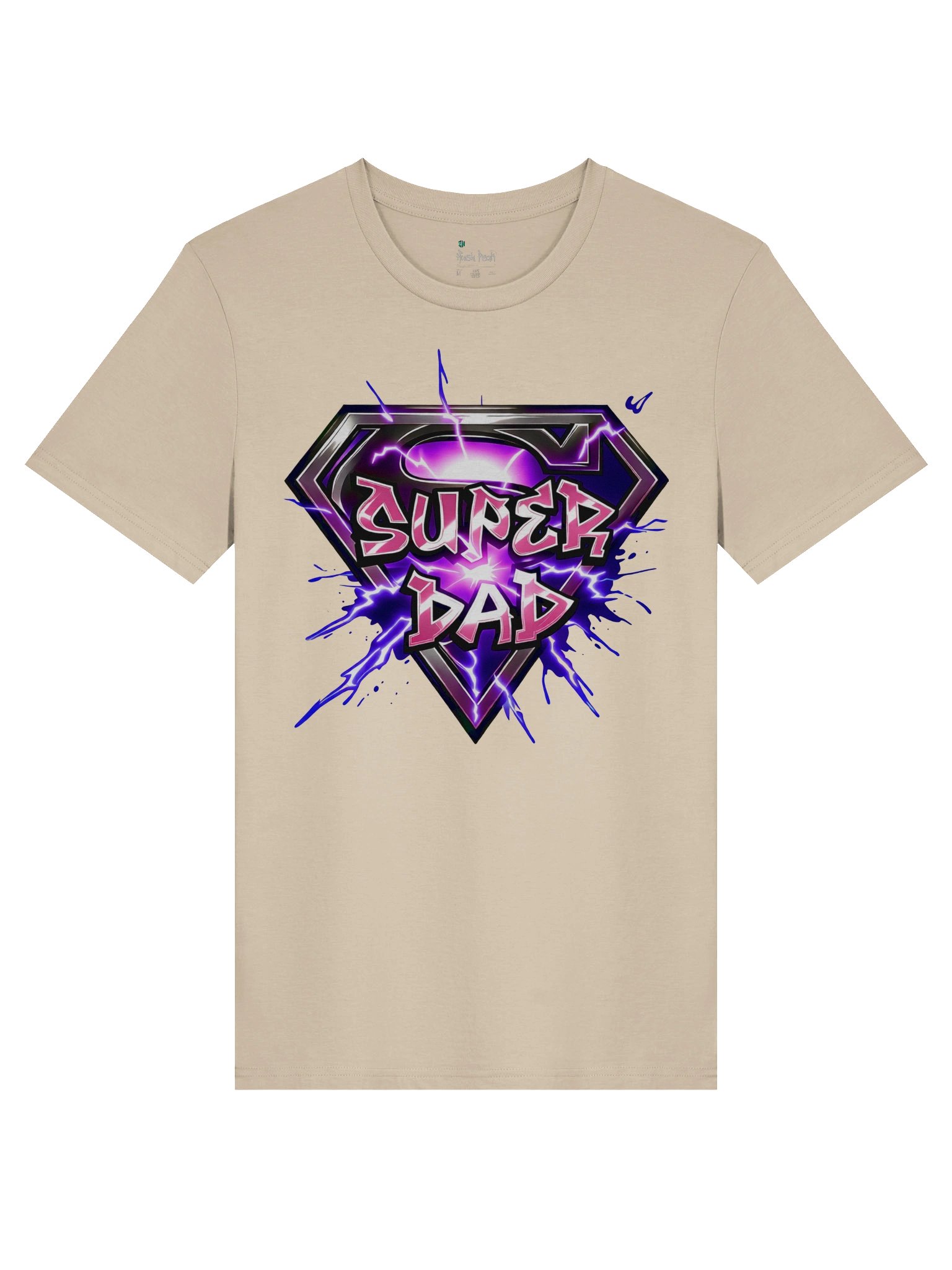 Super Girl Dad Lightning Shield Tee product image (1)
