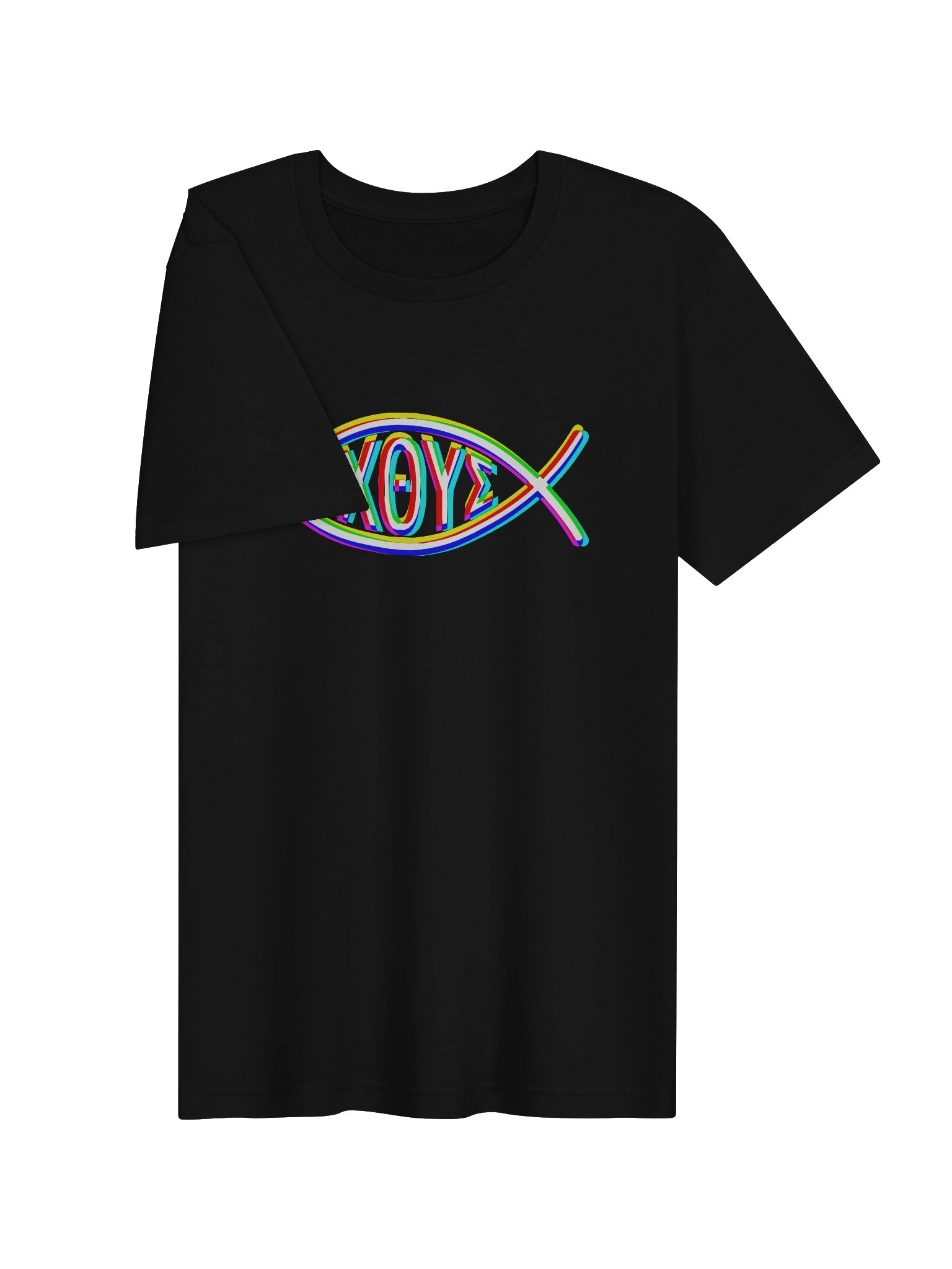 Ichthys Colors T-Shirt (Black) product image (3)