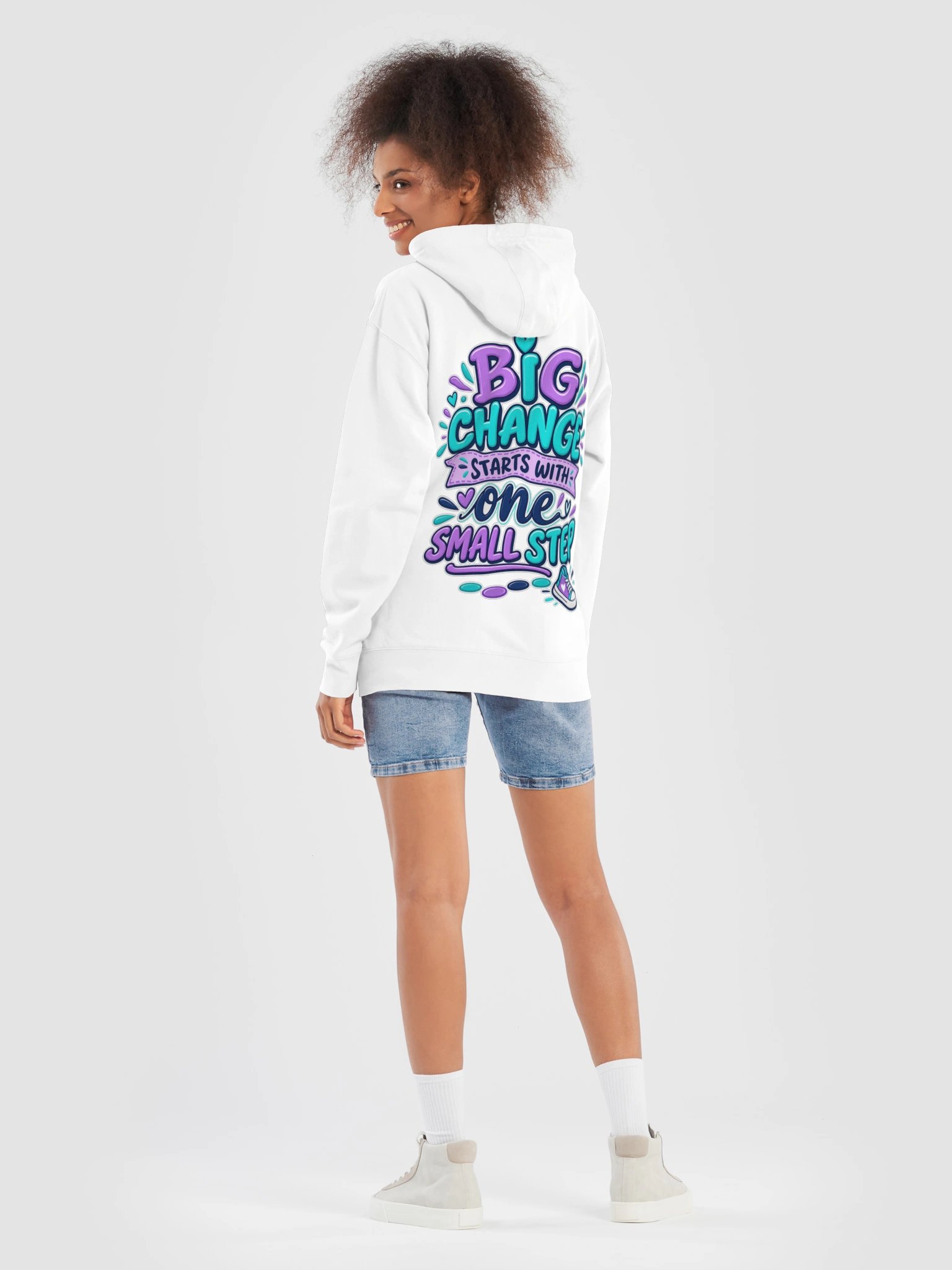 Inspirational Hoodie - Big Change Starts With One Step product image (104)