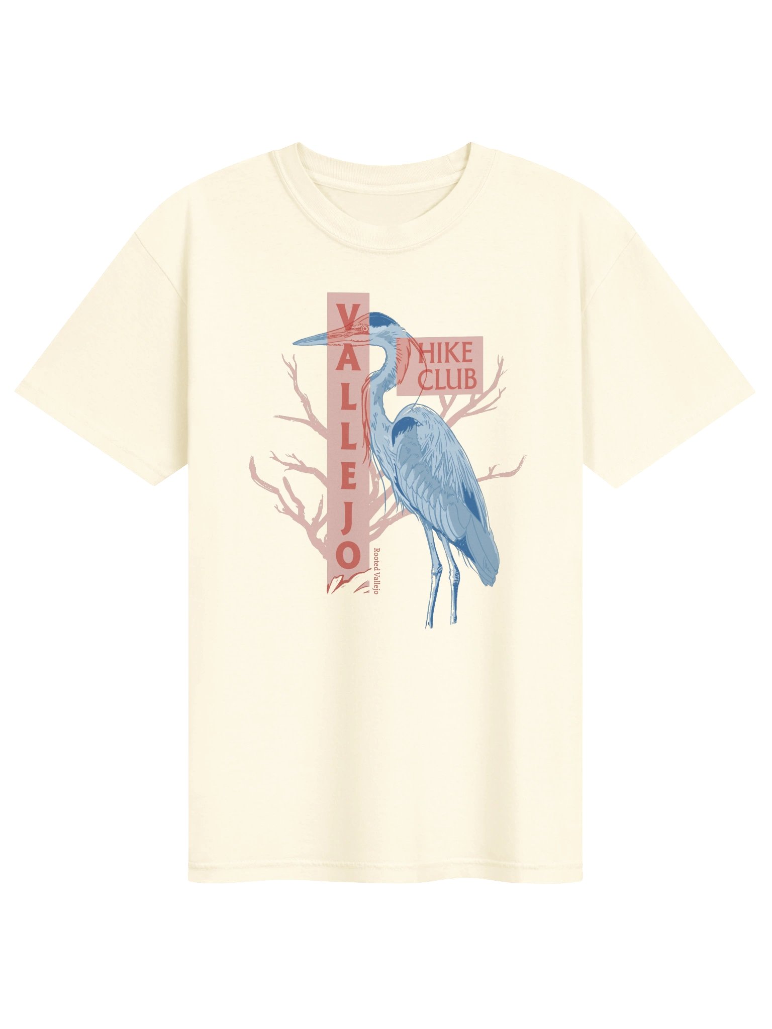 Vallejo Hike Club Blue Heron - Ivory Unisex product image (1)