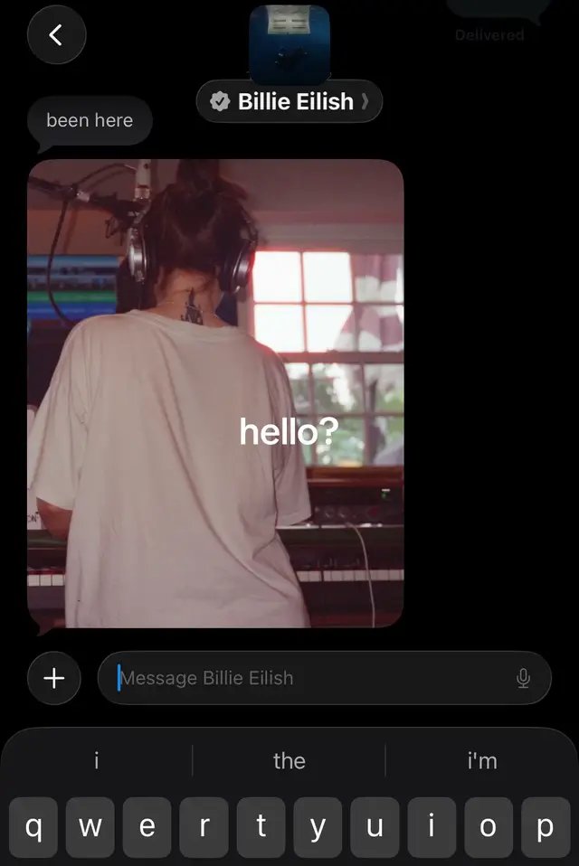 yes yall i guess new album is coming she just sent me this message from imessages wth #billieeilish #billieeilishfan #billieeilishfans #billieeilishfanpage billie eilish new album; billie eilish news; billie eilish; billie; eilish; billie eilish fan; billie eilish fans;
