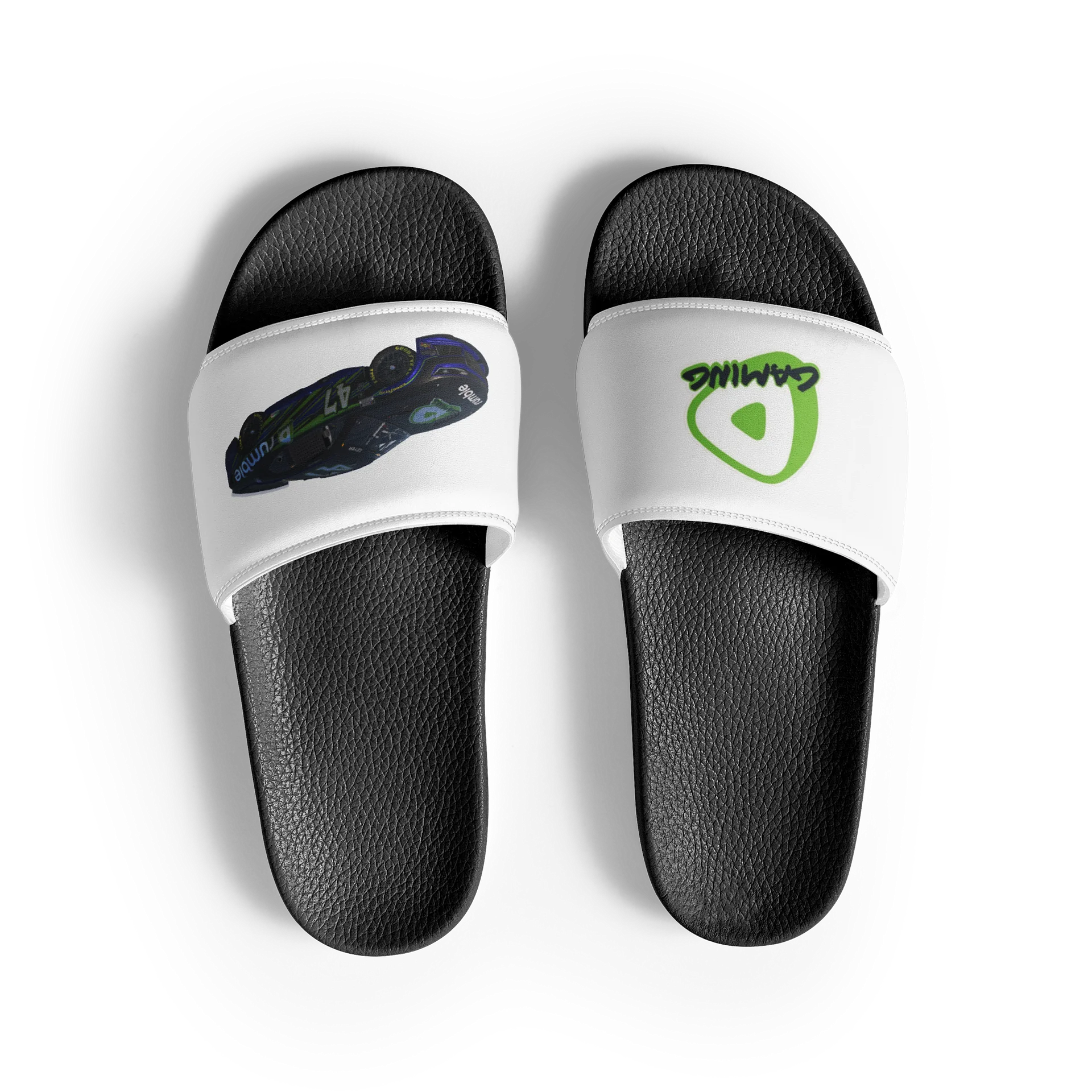 Play Button Gaming Men's Slides product image (3)