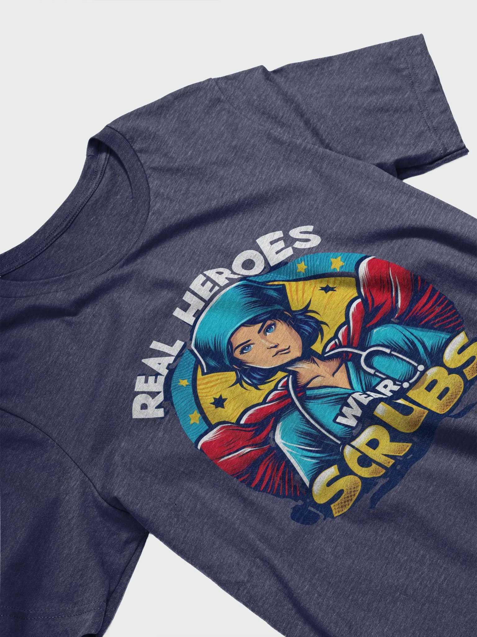 Real Heroes Wear Scrubs T-Shirt product image (25)