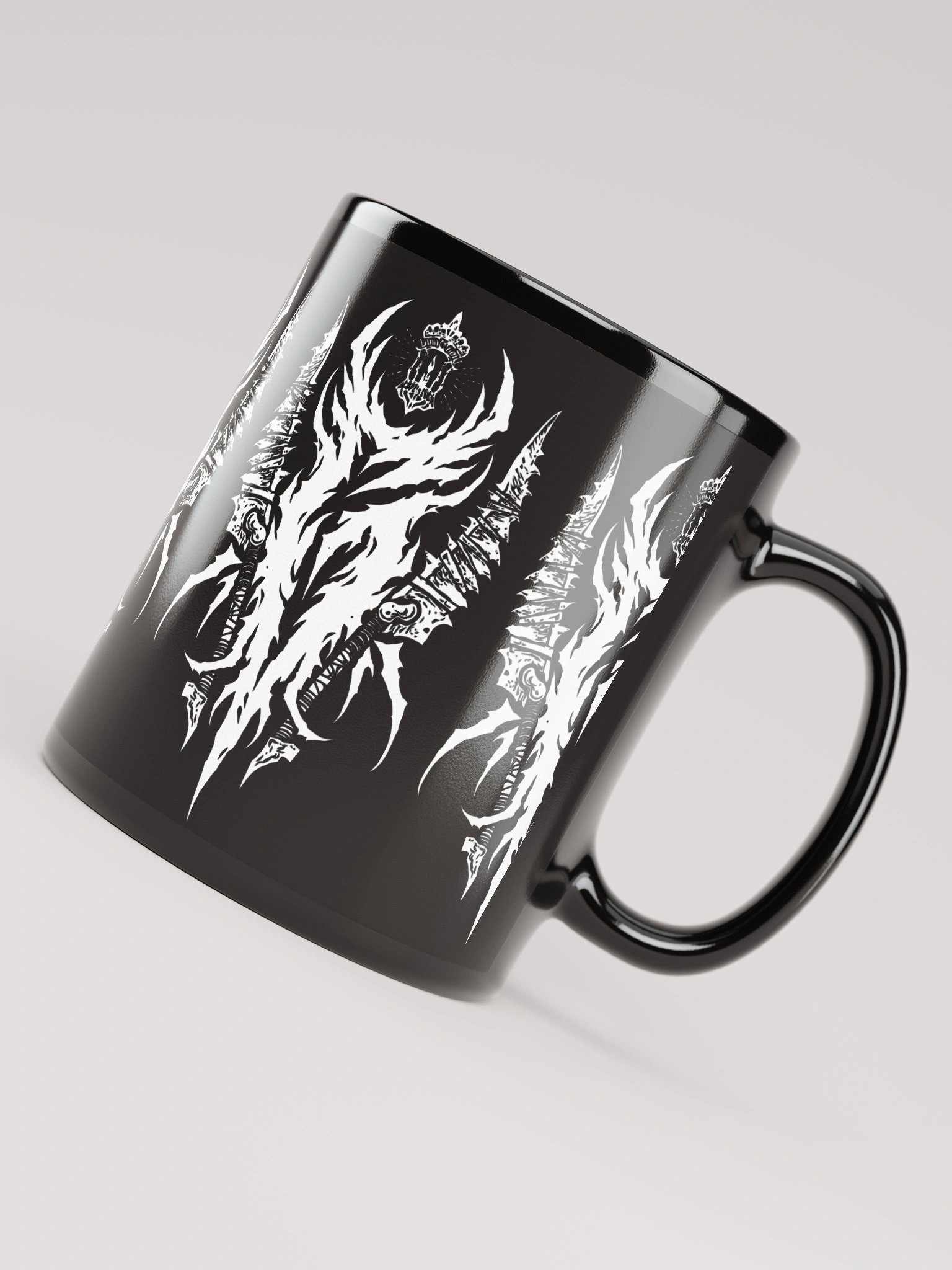 Gremlen Emblem Black Glossy Mug product image (7)