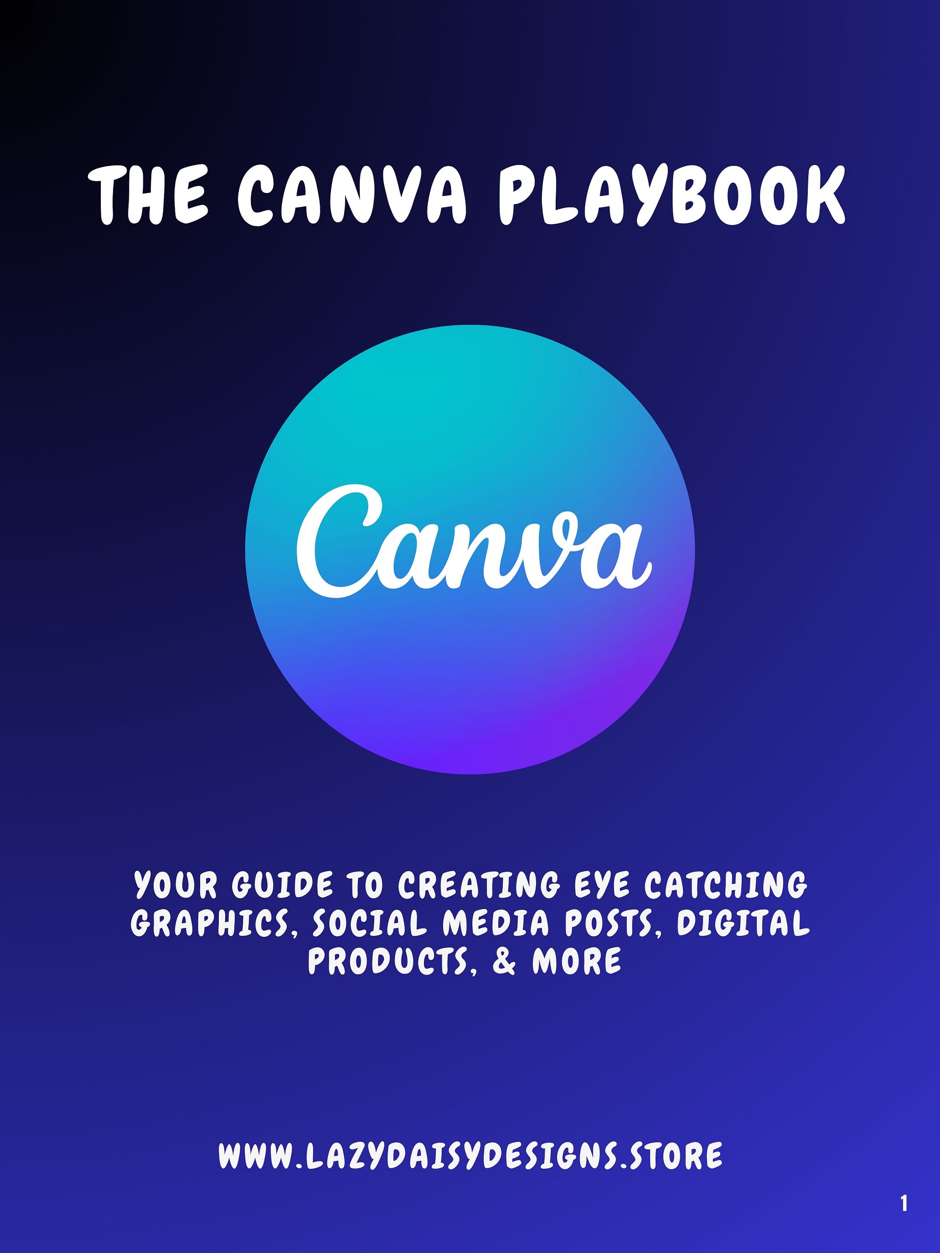 The Canva Playbook - Canva Basics Guide product image (1)