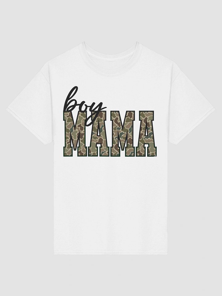 Boy Mama Shirt - Camo Varsity Letter Mother's Day Tee for Boy Mom product image (2)