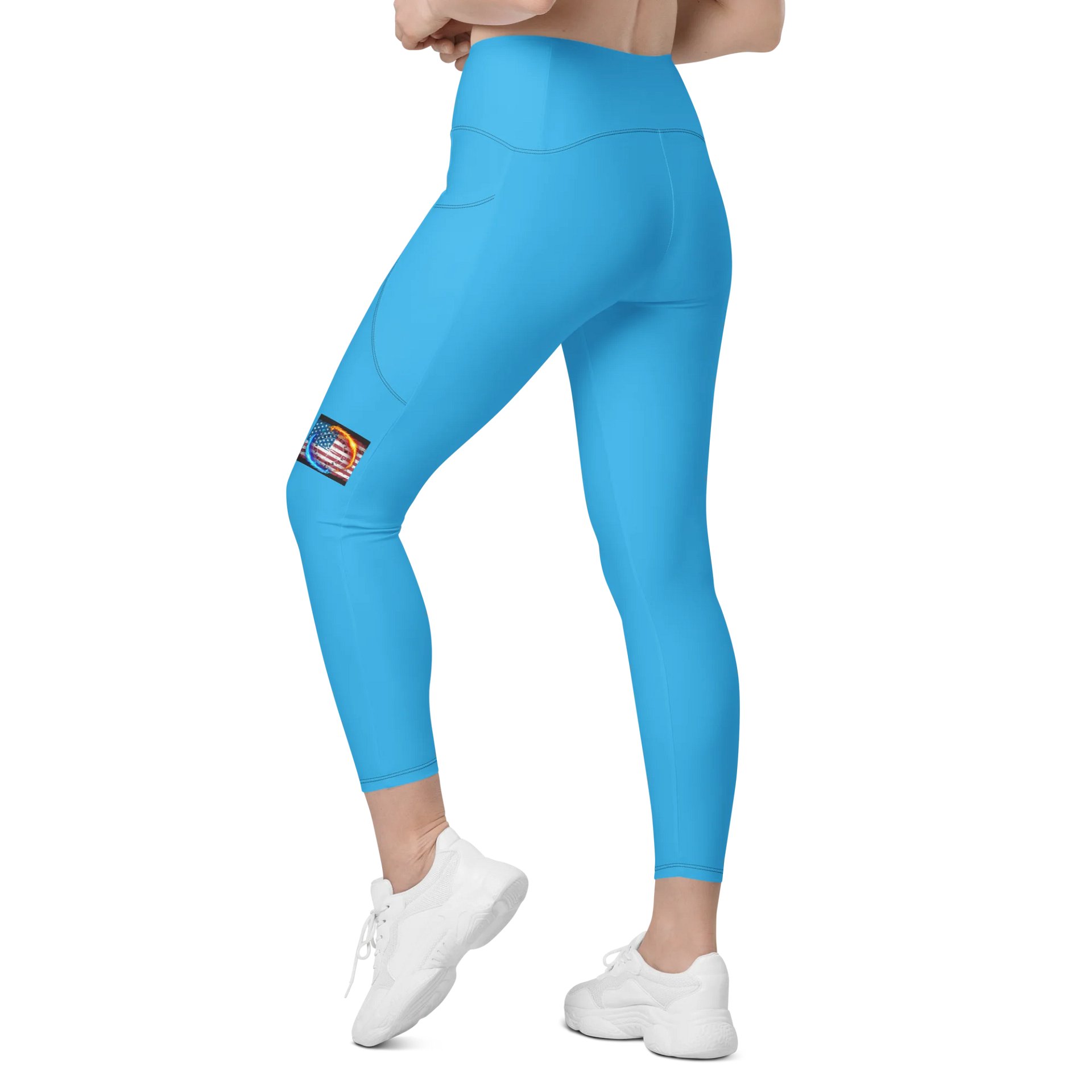 Leggings w pockets small logo product image (6)