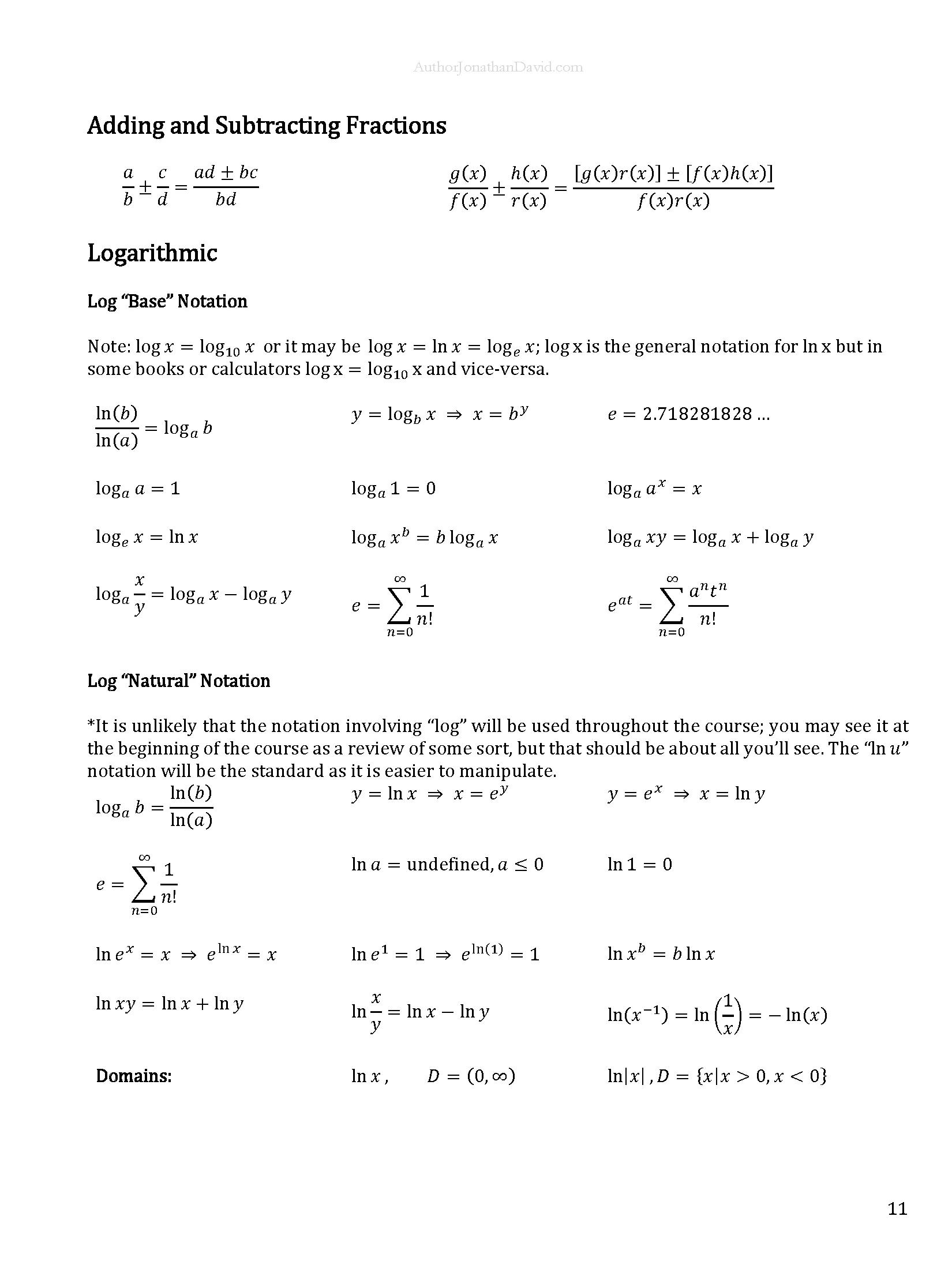 The Ultimate Cheat Sheet for STEM Majors | ALGEBRA product image (8)