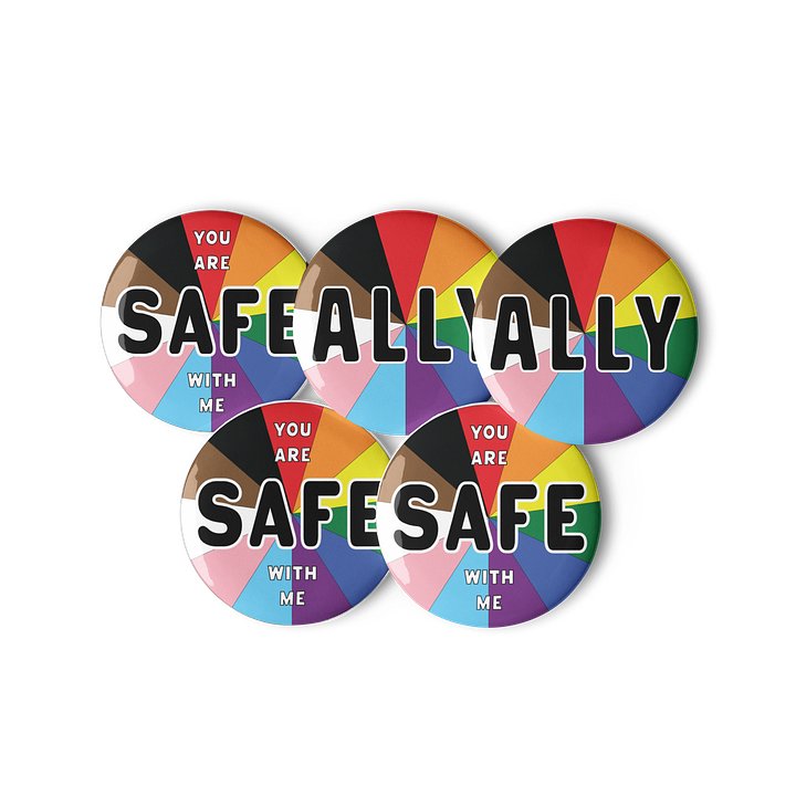 Ally/Safe Pins, Set of 5 product image (2)