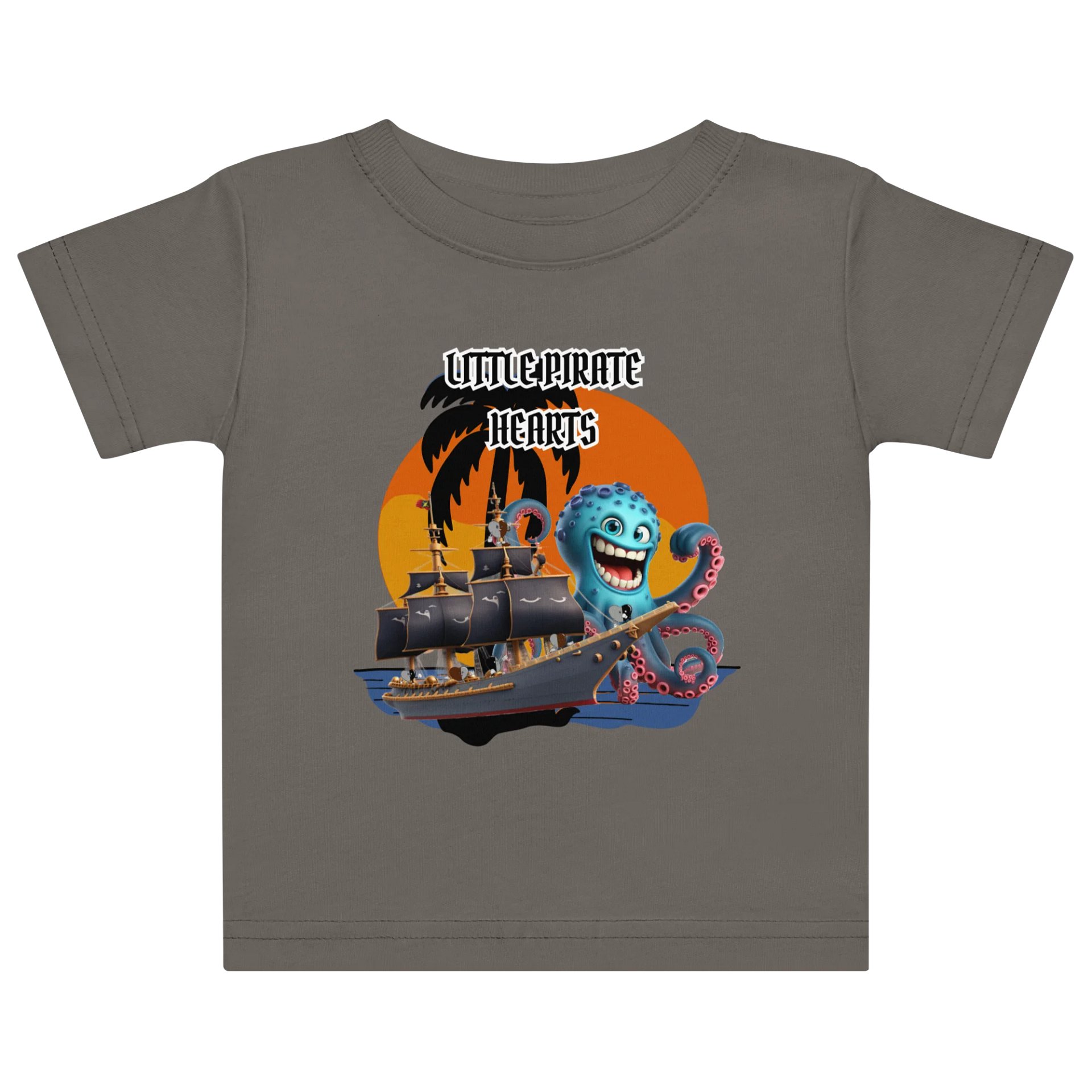 Little Pirate Hearts Baby Jersey T-Shirt product image (3)