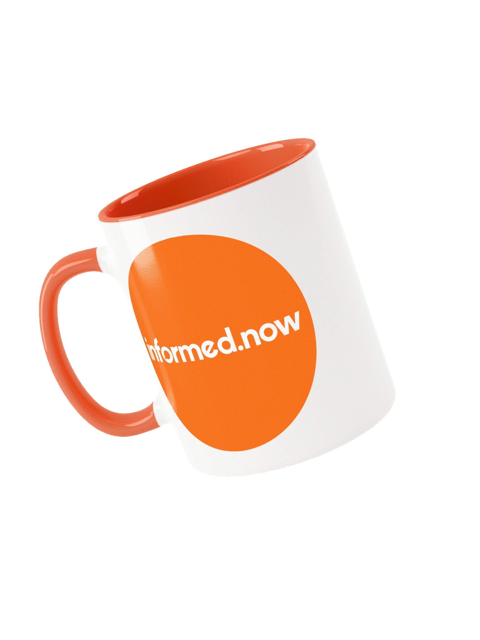 informed.now Ceramic Color Mug (Orange) product image (1)