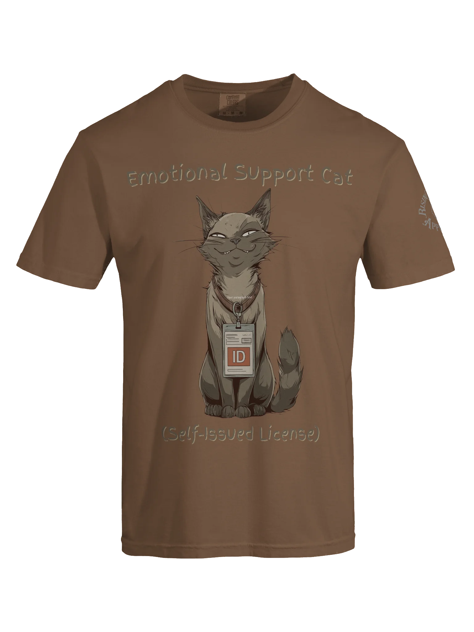 Rising Sons™ Emotional Support Cat Tee product image (3)