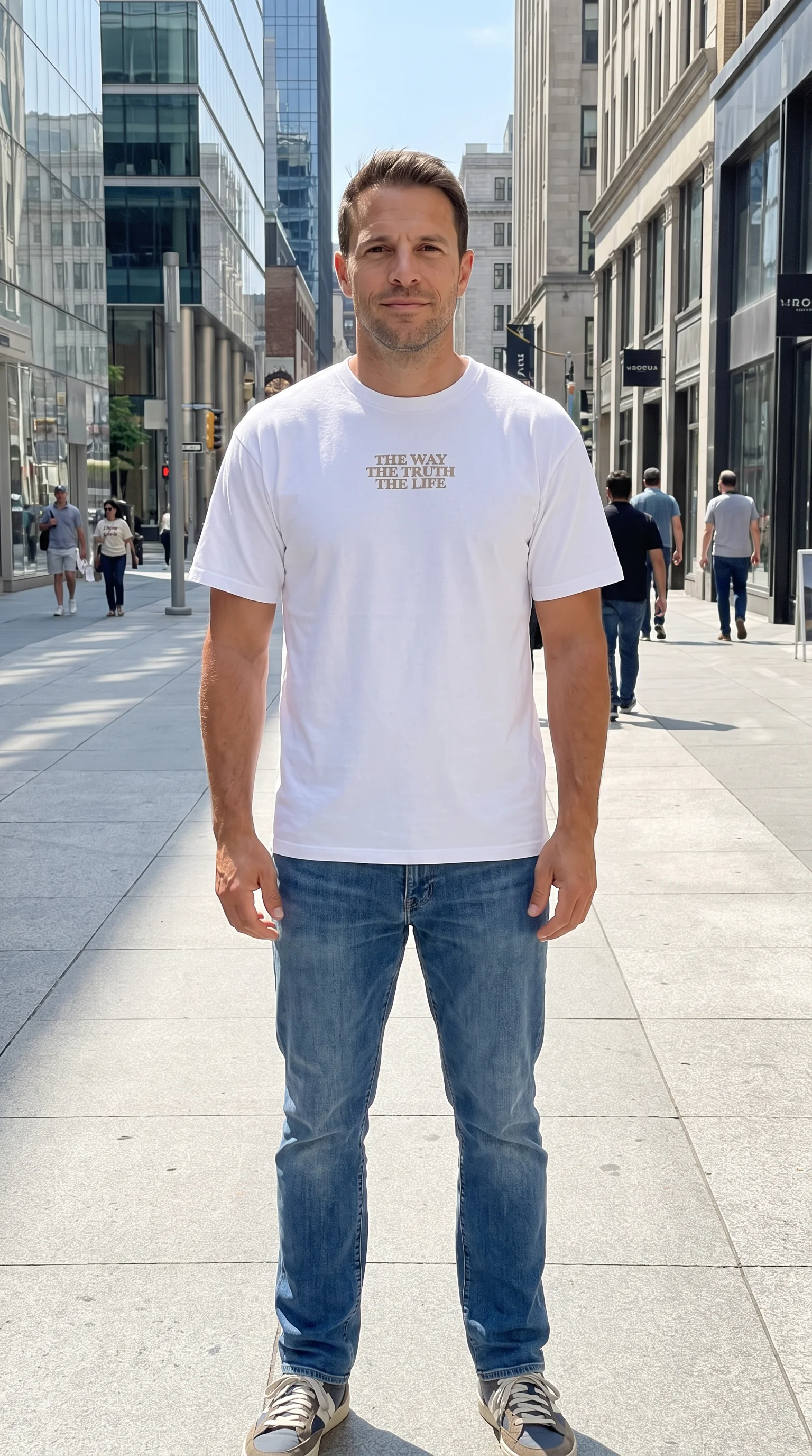 T-Shirt - The Way The Truth The Life - Beige product image (35)