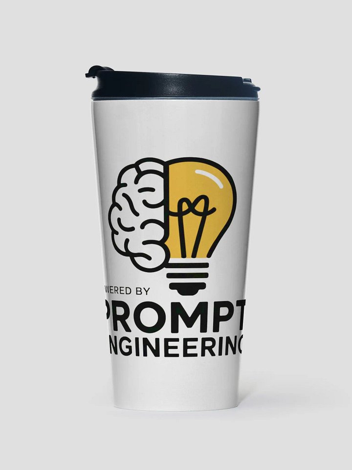 Prompt Engineering Brainiac Stainless Steel Travel Mug product image (1)