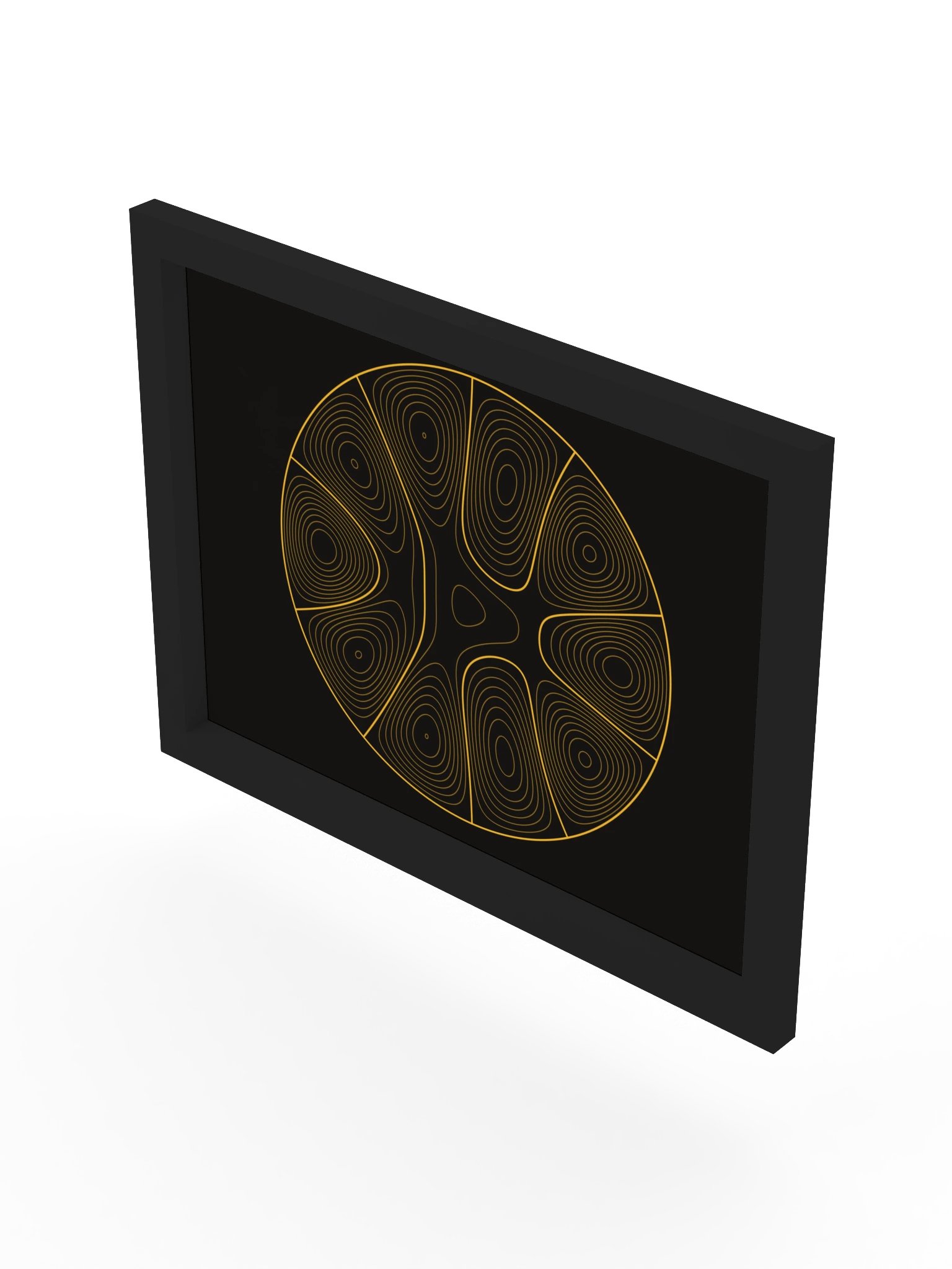 Root · Lines Framed Poster product image (64)