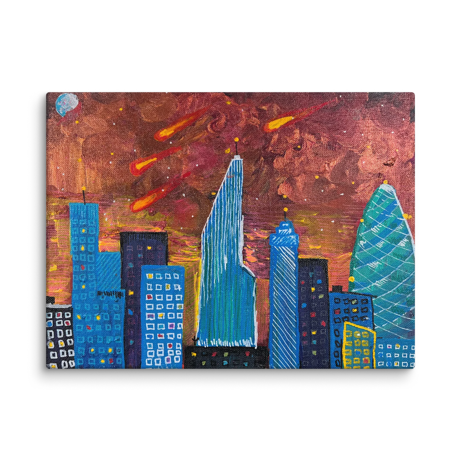 City of Shooting Stars — Thick canvas print product image (1)