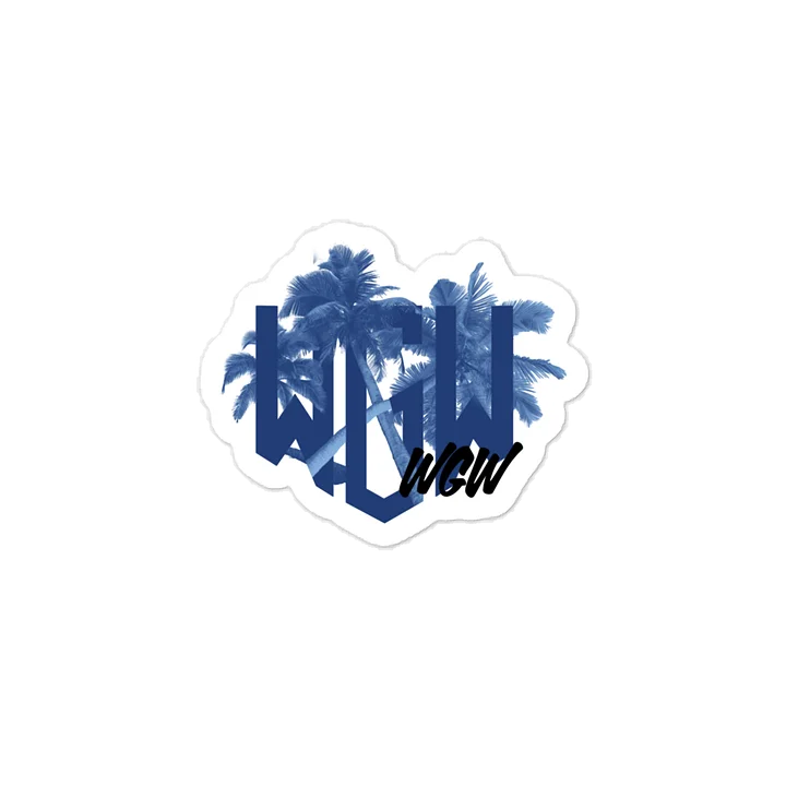 Blue Summer Vibes Vinyl Sticker | Summer Collection product image (1)