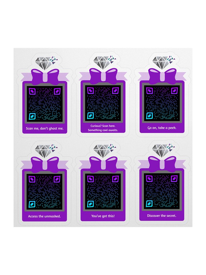QR Code Sticker Sheet 2 - Multid Store product image (1)