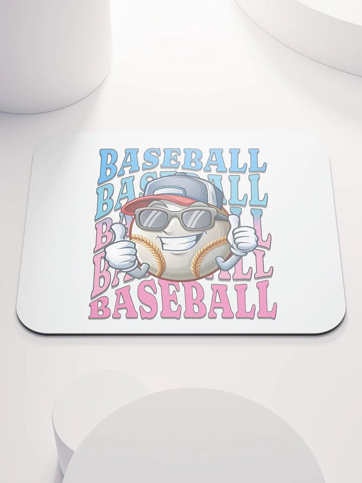 Baseball Thumbs Up Mouse Pad product image (2)