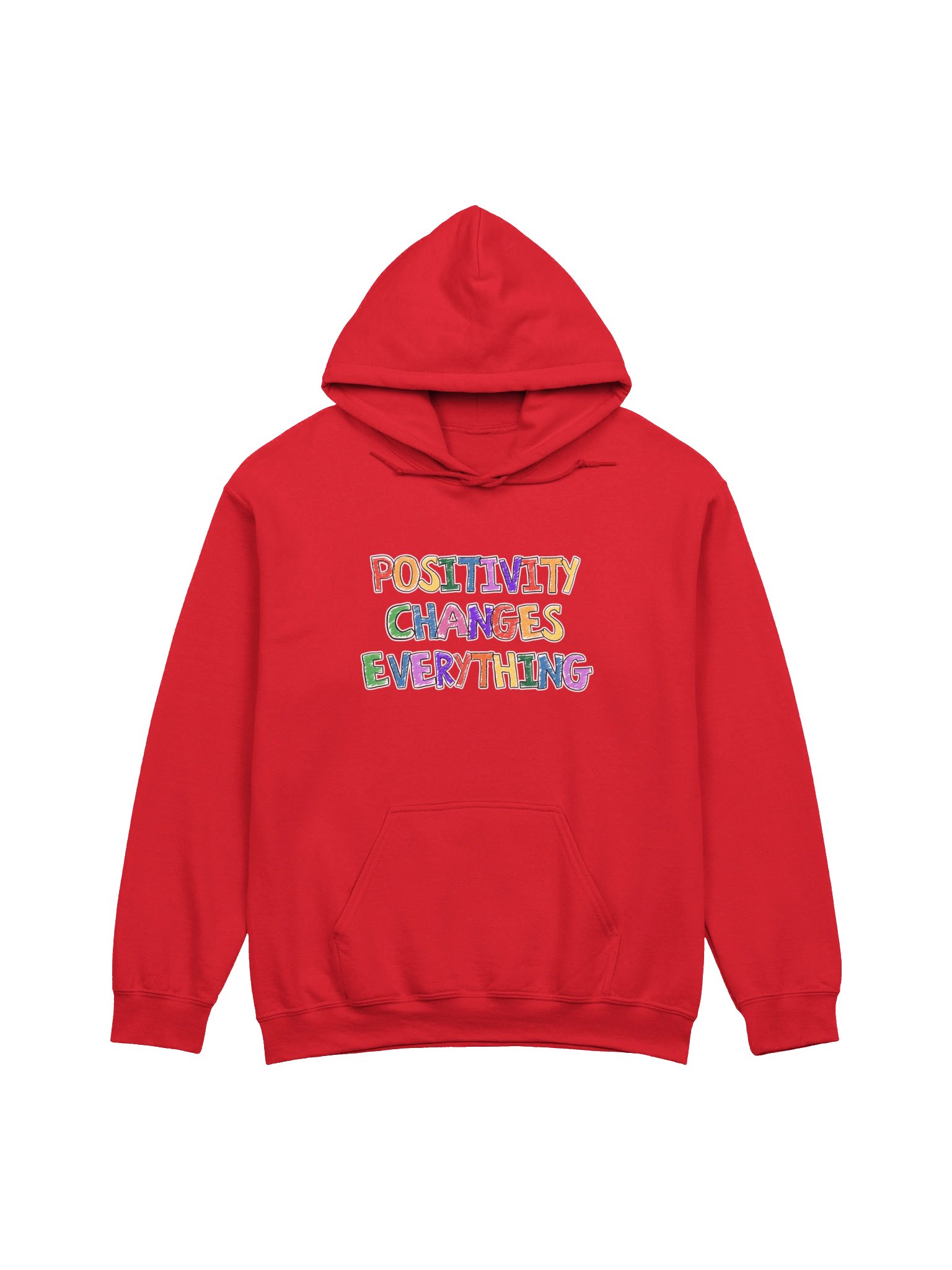 Hoodie - Positivity Changes Everything Crayons product image (2)